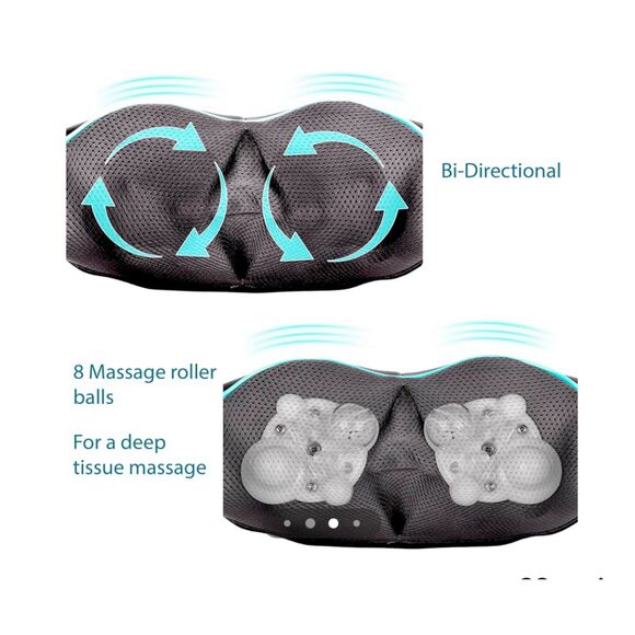 New INVOSPA SHIATSU Portable Heat Massager - shoulder neck arm leg back waist - Picture 11 of 13